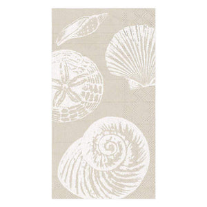 Dinner/Guest Napkins - Shells Sand