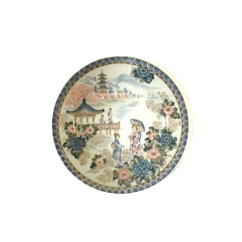 Vintage Oriental Appetizer Plate