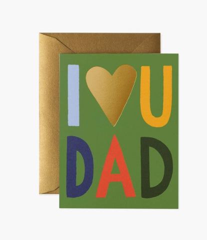 I Love You Dad Card