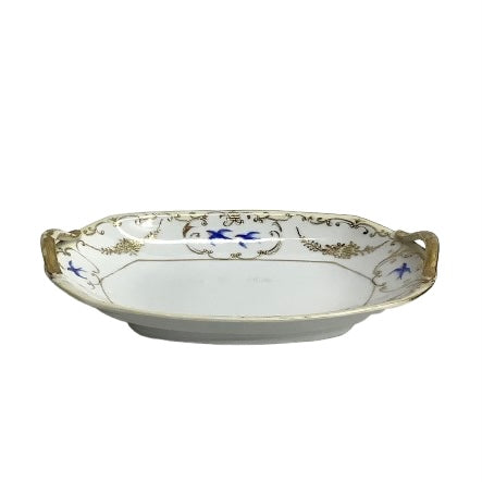Vintage Hand-Painted “Blue Bird” Nippon Dish