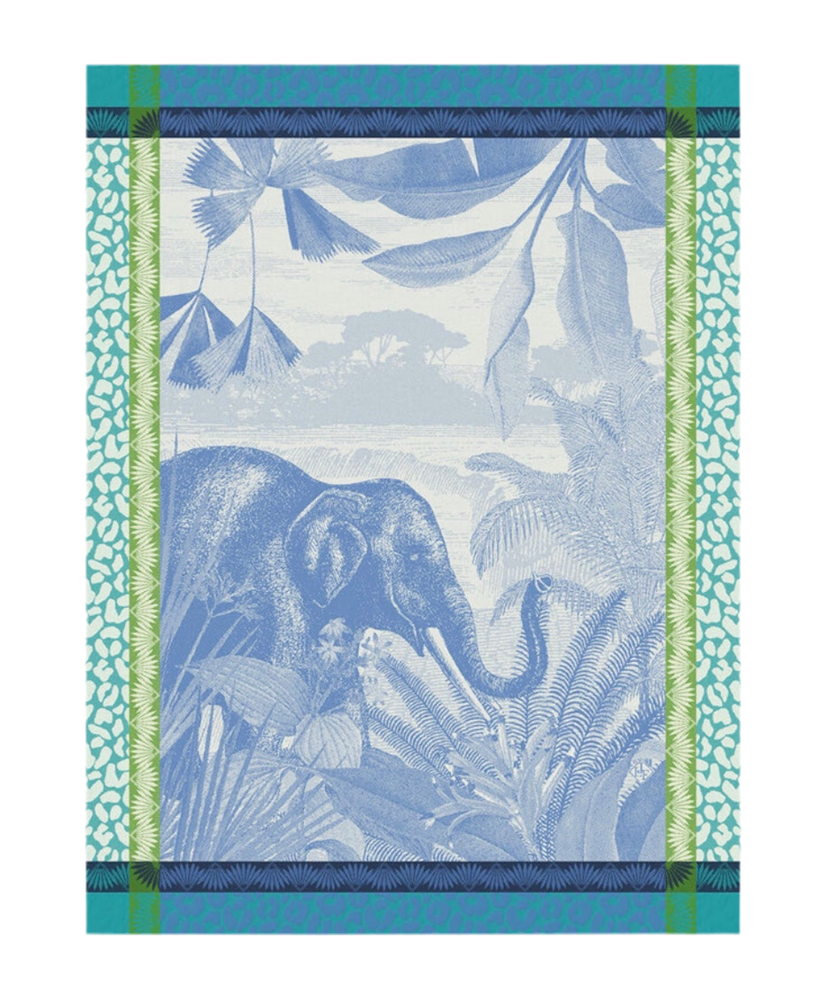 Le Jacquard Français Tea Towel - Sinharaja Blue
