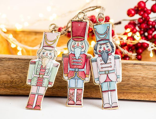 Pastel Nutcracker Ornament
