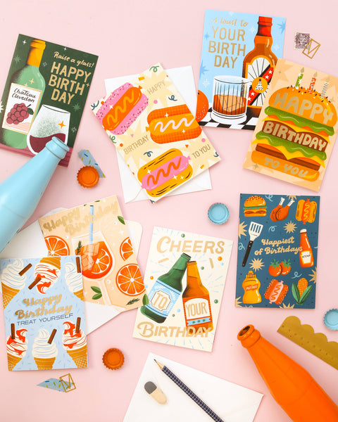 Beer Design Greeting Card