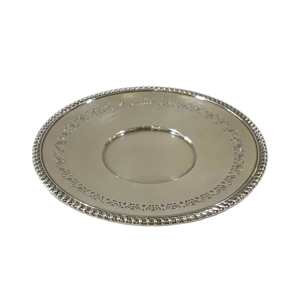 Vintage Birks Silver-Plated Round Tray