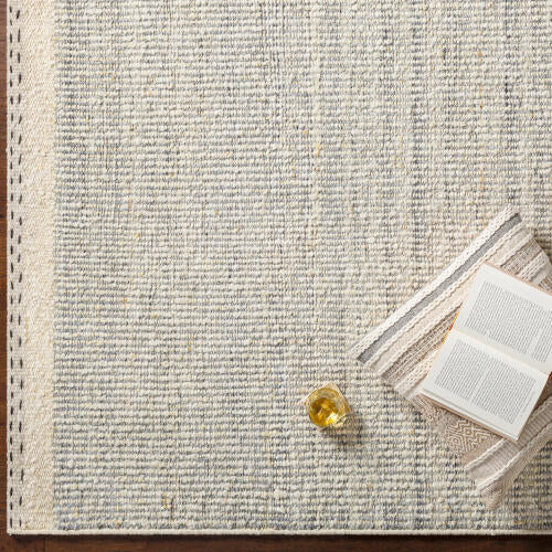 Sadie Handmade Rug - Cream/Pale Blue