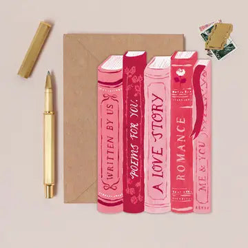 Love Story Books Love Card
