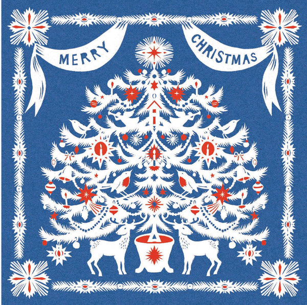 Advent Tree - Christmas Card Pack s/6