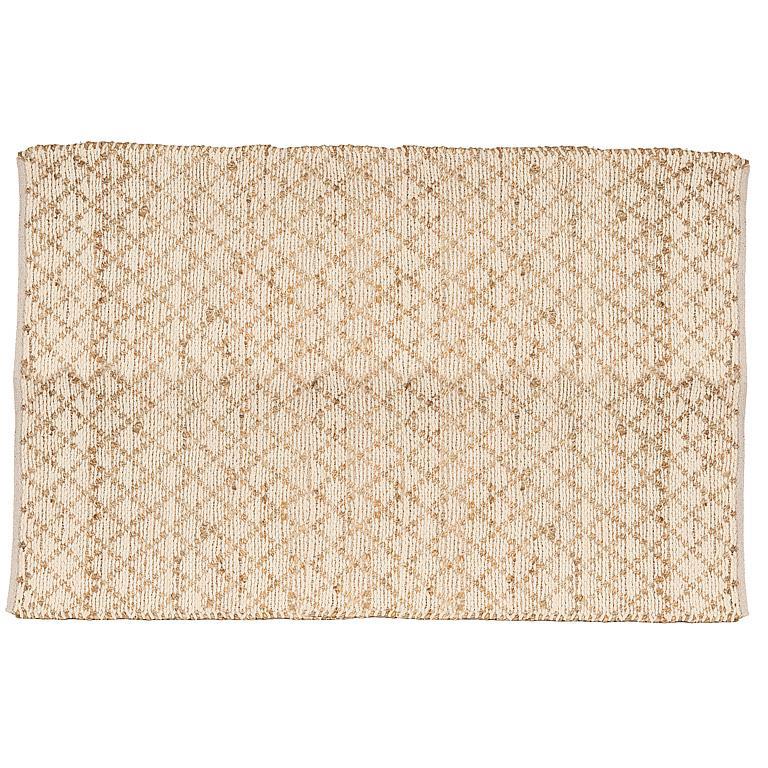 Small Diamond Weave Jute Rug