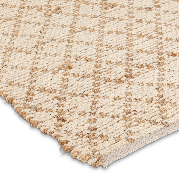 Small Diamond Weave Jute Rug