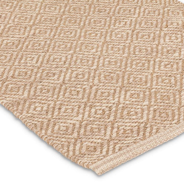 Flat Diamond Weave Jute Rug