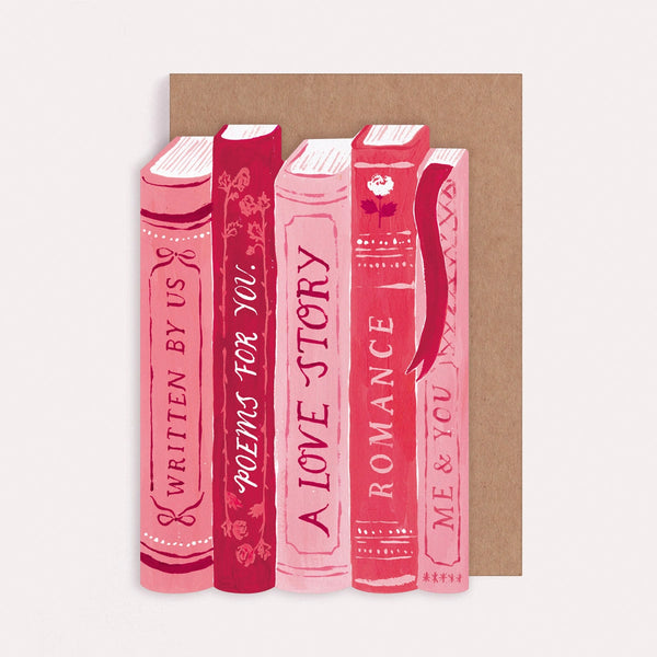 Love Story Books Love Card