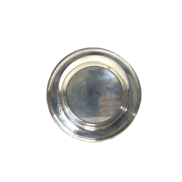 Vintage Round Silver Coaster