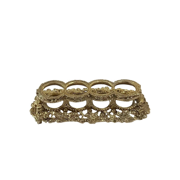 Vintage Gold-Tone Lipstick Holder