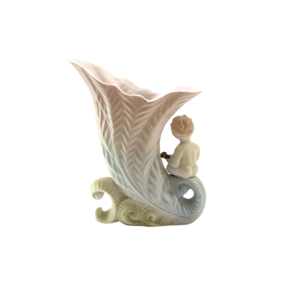 Vintage Cherub Vase I