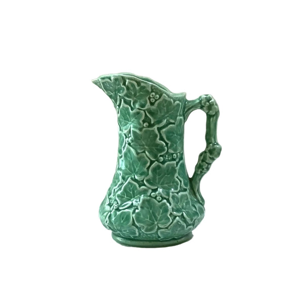 Vintage Sylvac Green Ivy Leaf Pitcher