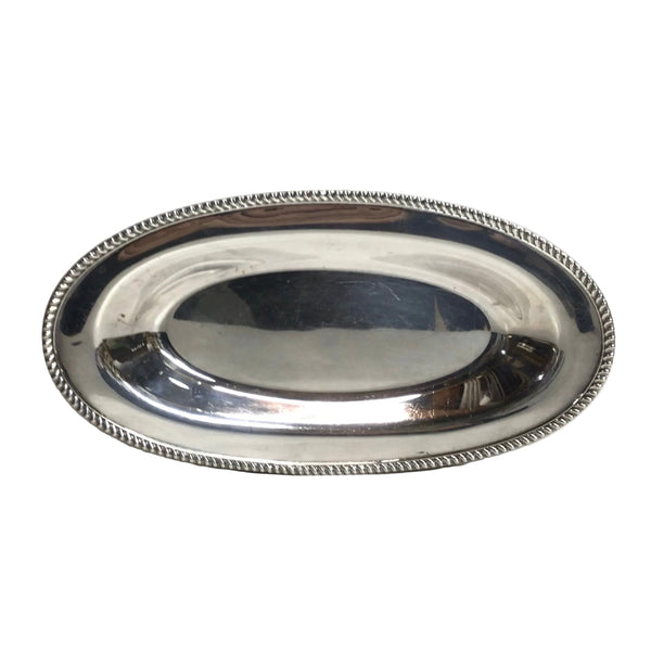 Vintage Oval Silver Tray