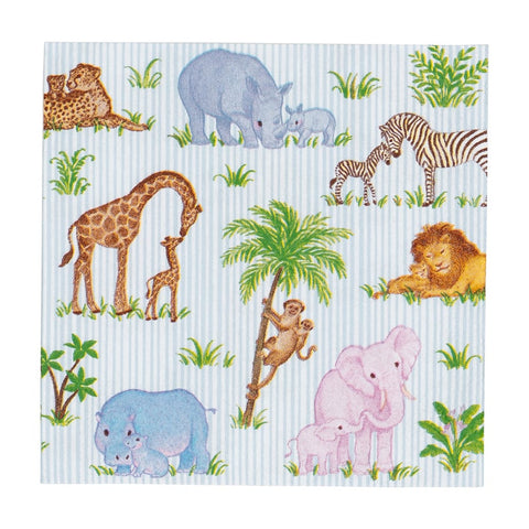 Cocktail Napkins - Safari Baby