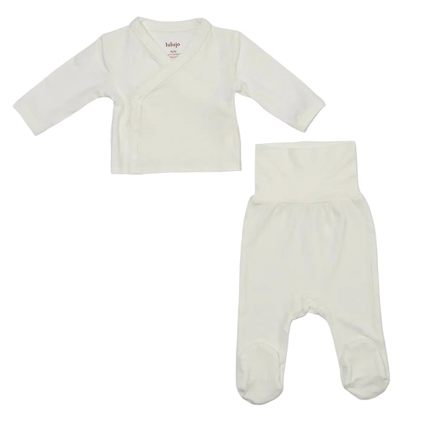 Newborn 2 Piece Set - White