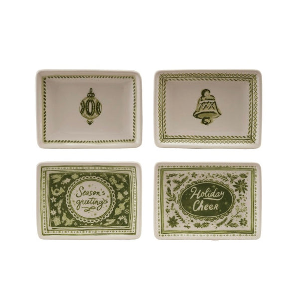 Holiday Stoneware Dish
