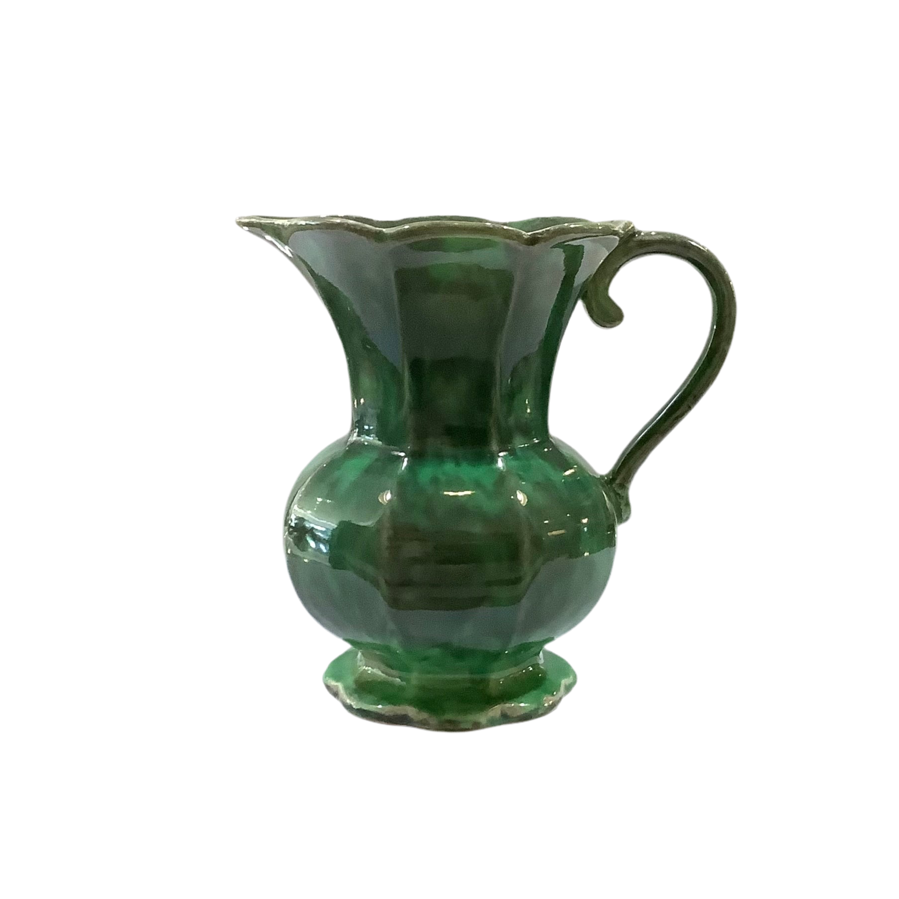 Vintage Green Pitcher