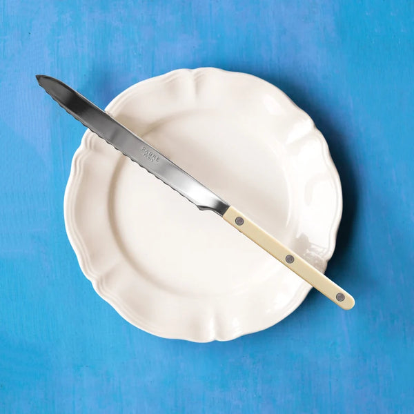 Sabre Bistrot Bread Knife - Ivory