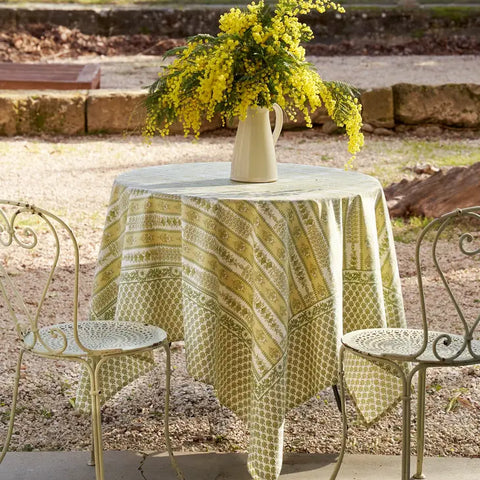 Provence Avignon Pistache Tablecloth