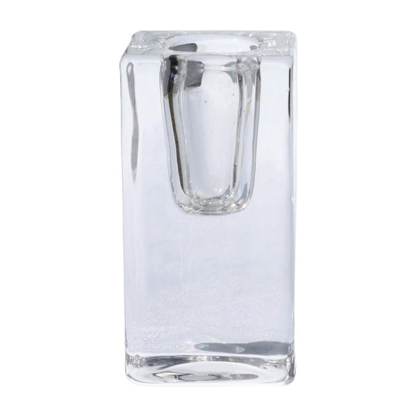 Classic Tall Square Glass Candle Holder
