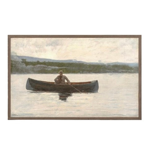 Playing a Fish C. 1875 Art