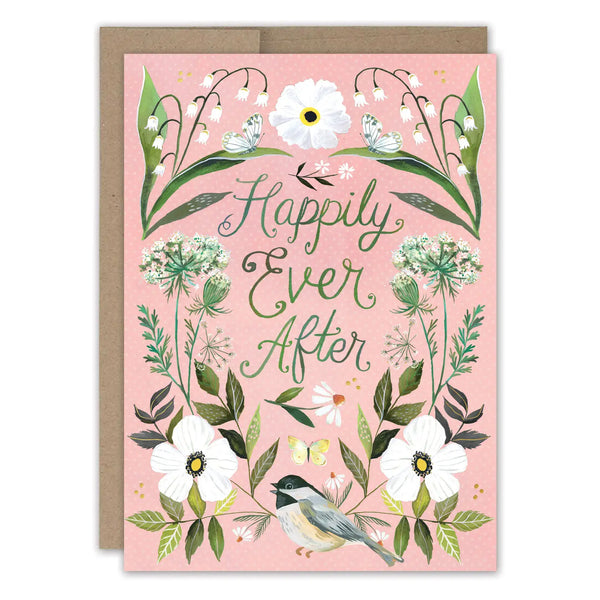 Happily Ever After Wedding Card