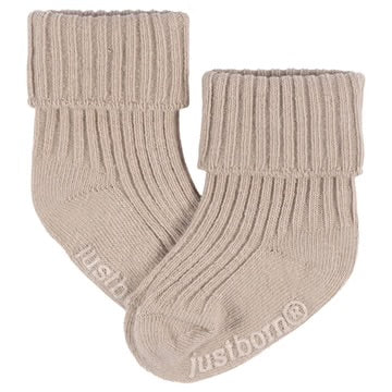 Baby Socks 6 Pk - Tan