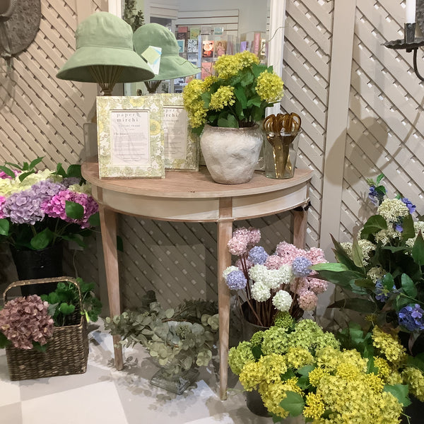 Vintage Half Moon Table I