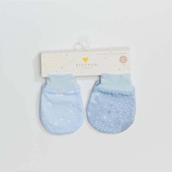Pack Jersey Scratch Mitts Blue Set of 2