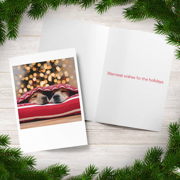 Waiting for Santa Happy Holidays Greeting Card
