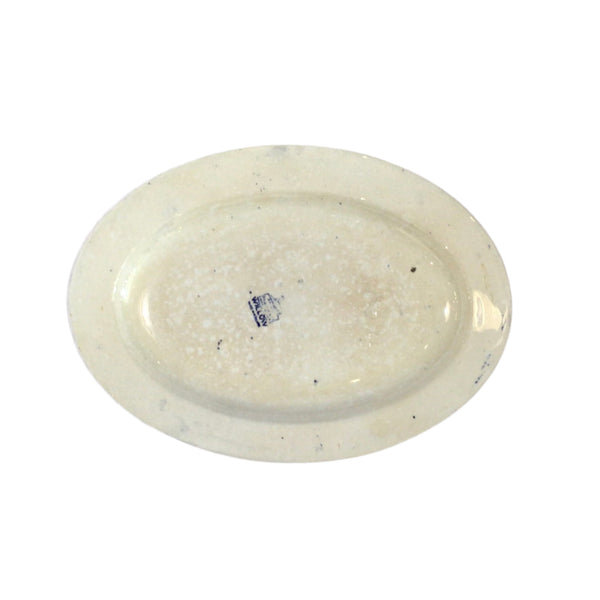 Vintage Blue Willow Oval Platter