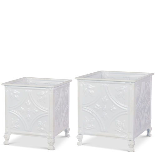 White Tile Planters (2 sizes)