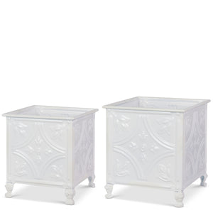 White Tile Planters (2 sizes)