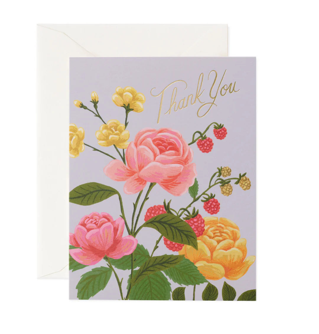 Roses Thank You Card