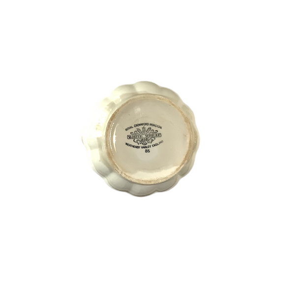 Vintage Royal Crawford Ironstone Cream Pitcher Wheat Pattern