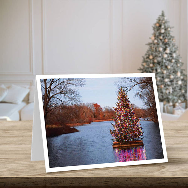 Christmas on the Pond Christmas Greeting Card