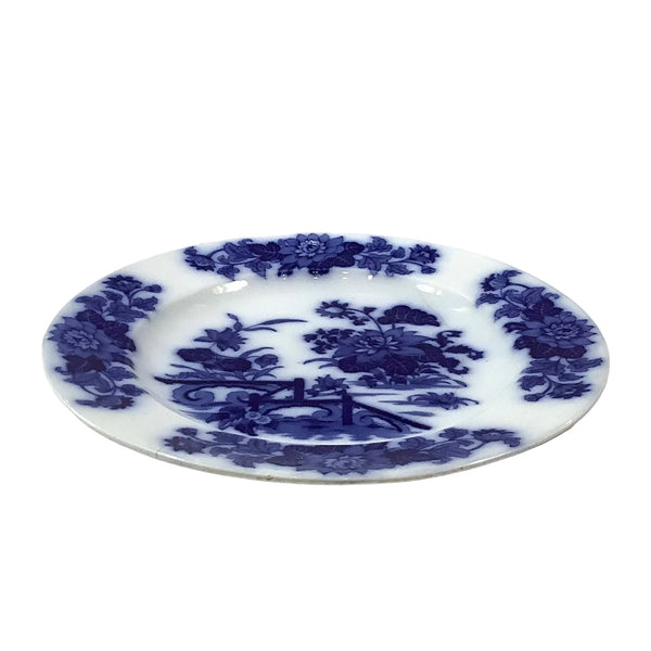 Vintage Ashworth Brothers Flow Blue “Yedo” Dinner Plate