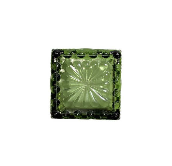 Vintage Green Glass Vase