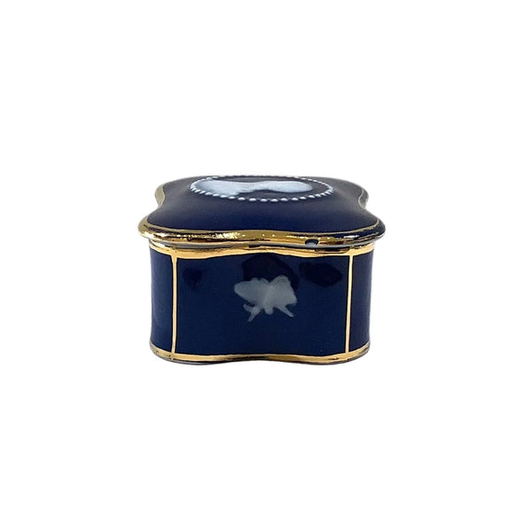 Vintage Limoges Porcelain Lidded Trinket Box