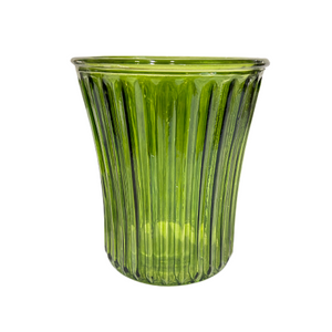 Forest Green Glass Votive