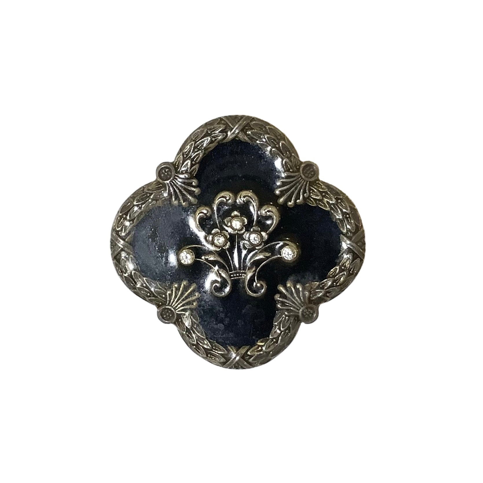 Vintage Black Brooch