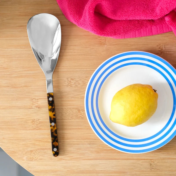 Sabre Bistrot Tortoise Rice Spoon - Faux Tortoise