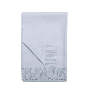 Mineral Blue Alpaca Throw
