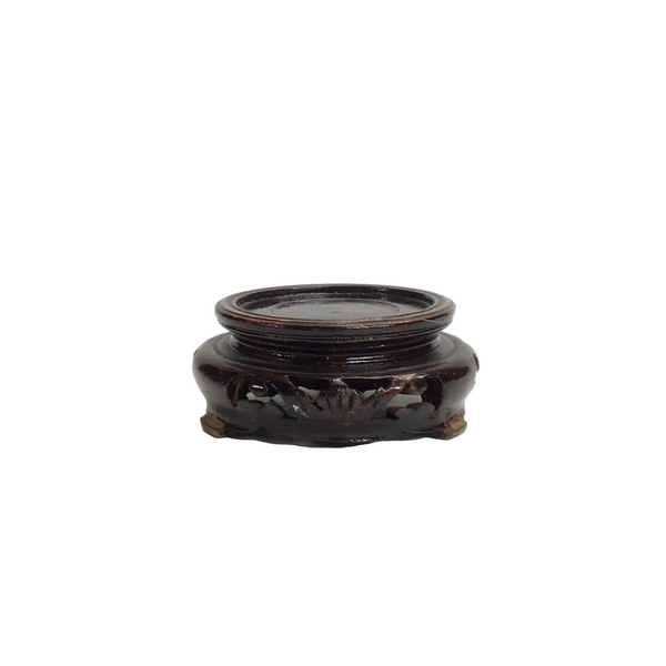 Vintage Chinese Small Red Cinnabar Vase