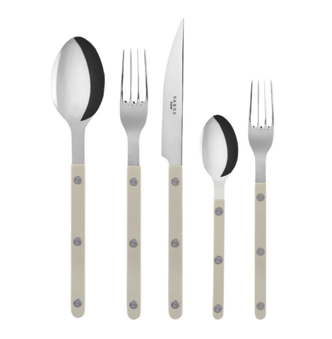 Sabre Paris Bistrot 5 Piece Place Setting - Khaki (Brilliant Finish)