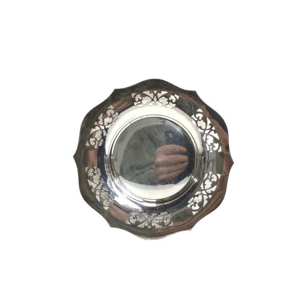 Vintage Round Silver Coaster