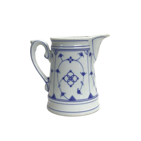 Vintage Blue & White Pitcher